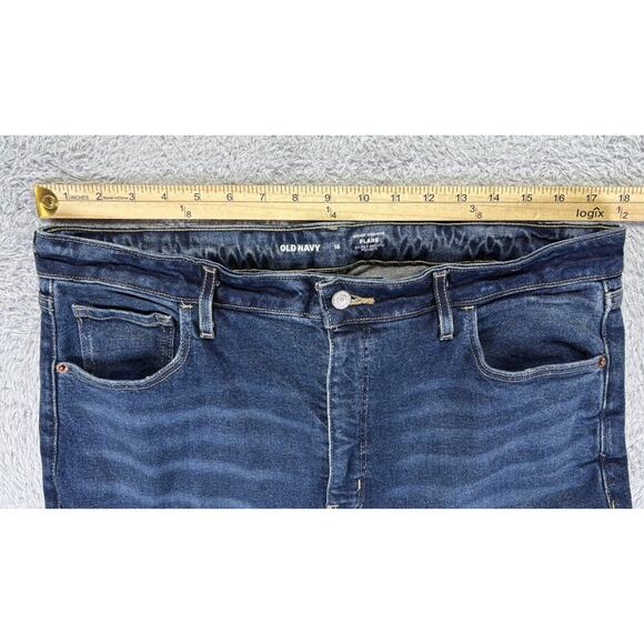 Old Navy Jeans‎ Size 16 Womens Higher High Rise Flare 36x32 Medium/Dark Wash - Picture 4 of 9